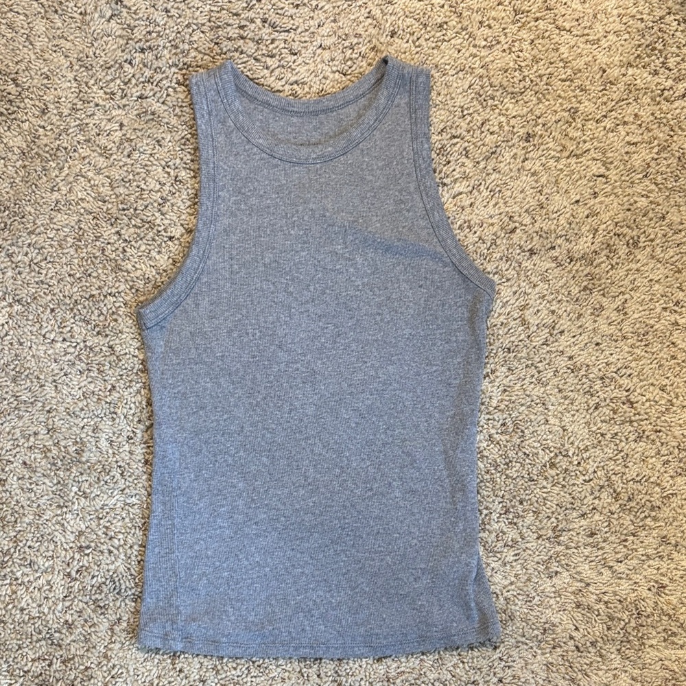 A New Day Heather Gray Knit Top